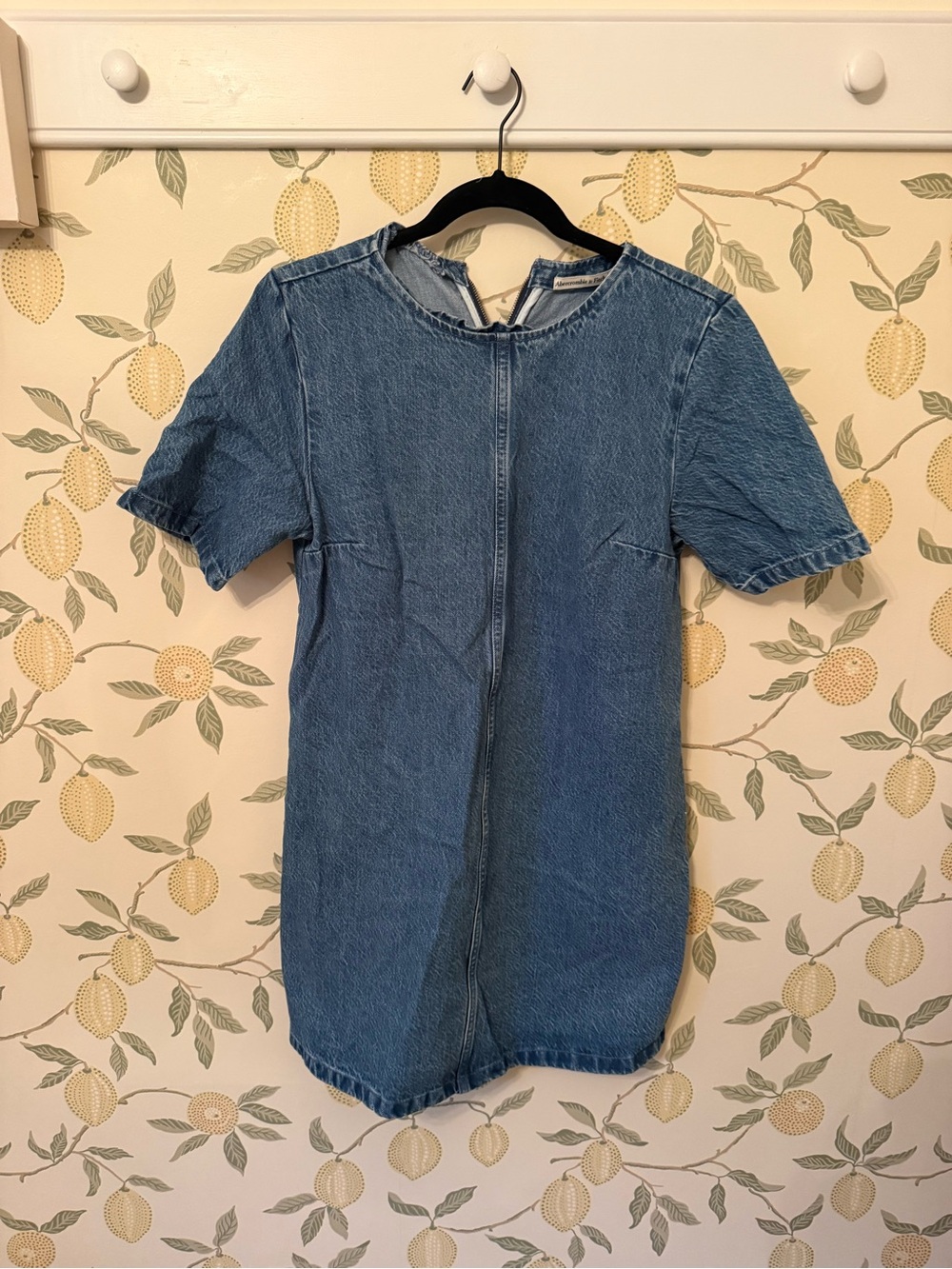 Abercrombie Blue Denim Short Sleeve Dress — Casual Shift